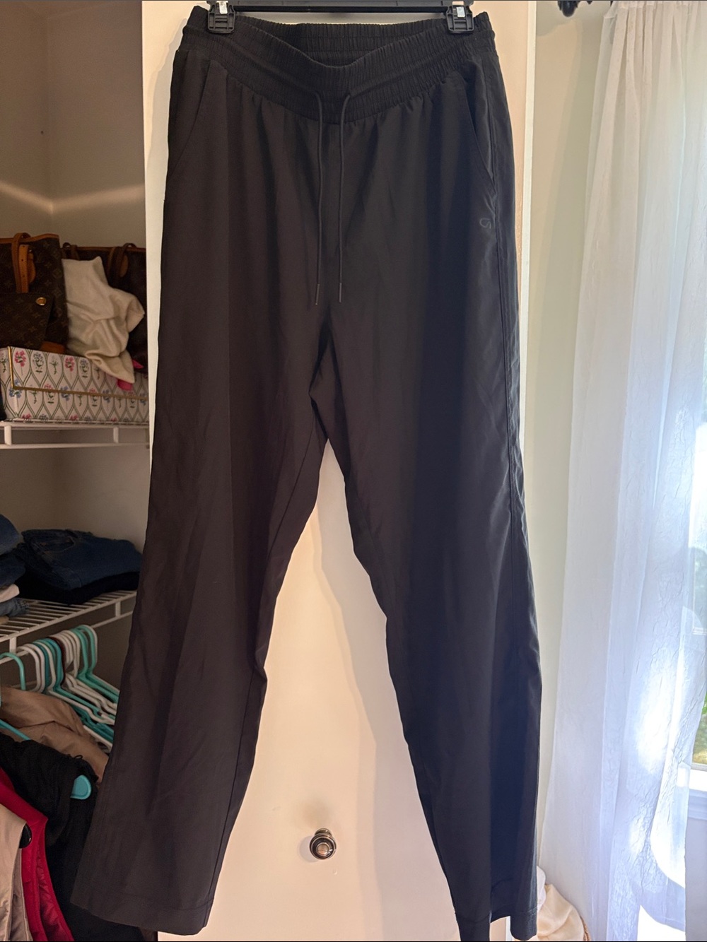 GAP Black Drawstring Track Pants